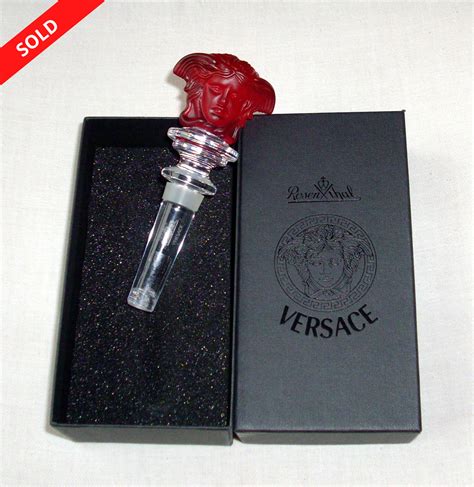 versace decanter stopper|versace plastic bottle stoppers.